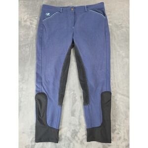 piper by smartpak pants 38R Denim Color And Black Riding Breeches